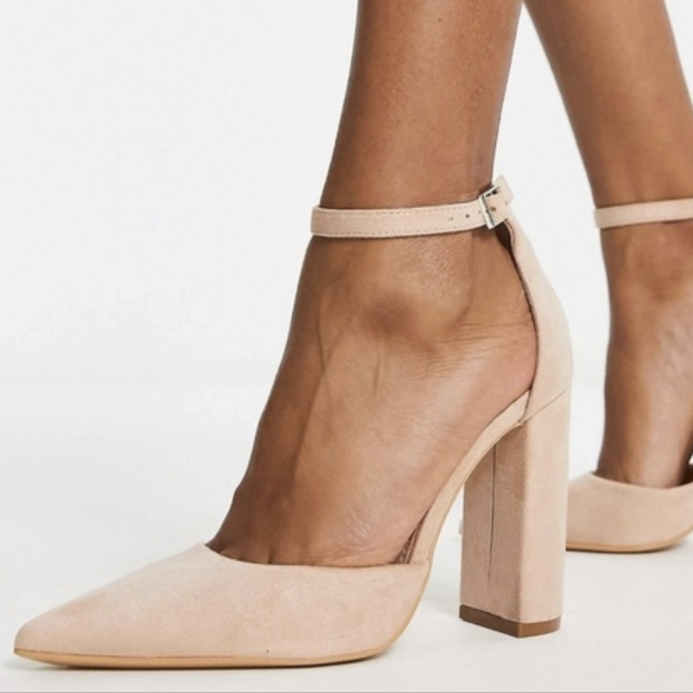Chase + Chloe suede heels